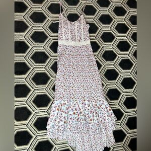 Spring floral dress with adjustable straps, small